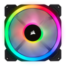 Corsair Ll140 Rgb 140Mm Dual Light Loop Rgb Led Pwm 600 - 1300 Rpm Cooling Fan — 2 Fan Pack With Lighting Node Pro