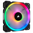 Corsair Ll140 Rgb 140Mm Dual Light Loop Rgb Led Pwm 600 - 1300 Rpm Cooling Fan — 2 Fan Pack With Lighting Node Pro