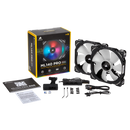 Corsair Ml140 Pro Rgb Led 140Mm Pwm Premium Magnetic Levitation Fan — Dual Fan Pack With Lighting Node Pro