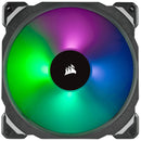 Corsair Ml140 Pro Rgb Led 140Mm Pwm Premium Magnetic Levitation Fan — Dual Fan Pack With Lighting Node Pro