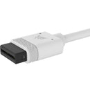 CORSAIR iCUE LINK Cable; 2x 200mm with Straight connectors; White