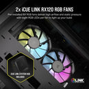 iCUE LINK 2500X RGB Micro ATX Dual Chamber PC Case; Black