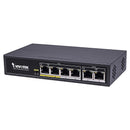 Vivotek Unmanaged 4X 10 100 Poe + 2X 10 100 Poe Extender Up To 200M 65W