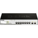 D-Link Consumer D-Link 8-Ports 10 100 1000Base-T Poe Smart Switch Plus 2 Sfp Ports - 78W Poe Budget