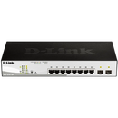 D-Link Consumer D-Link 8-Ports 10 100 1000Base-T Poe Smart Switch Plus 2 Sfp Ports - 78W Poe Budget