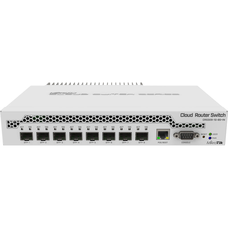 Mikrotik Crs309-1G-8S+In - Cloud Router Switch Dual Boot Swos Routeros