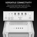 5000T Mid-Tower PC Case; White