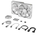 CORSAIR RX Series; iCUE LINK RX140; 140mm Fan; Dual Pack - White.