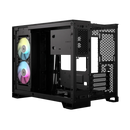 iCUE LINK 2500X RGB Micro ATX Dual Chamber PC Case; Black