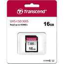 Transcend 300S 16Gb Uhs-I Class 10 U1 Sdhc Card - Tlc