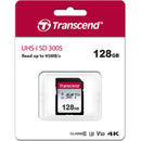 Transcend 300S 128Gb Uhs-1 Class 10 U1 U3 V30 Sdxc Card - Tlc