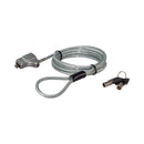 Push-In Key Type Wedge Notebook Lock