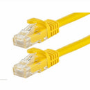 Acconet Cat6 Utp Flylead, 0.5 Meter, Straight, Stranded Cable, Moulded Boots And Plugs, Yellow