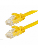 Acconet Cat6 Utp Flylead, 0.5 Meter, Straight, Stranded Cable, Moulded Boots And Plugs, Yellow