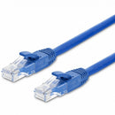Acconet Cat6 Utp Flylead, 5 Meter, Straight, Stranded Cable, Moulded Boots And Plugs, Blue