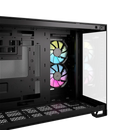 iCUE LINK 2500X RGB Micro ATX Dual Chamber PC Case; Black