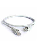 Acconet Cat6 Utp Flylead, 20 Meter, Straight, Stranded Cable, Moulded Boots And Plugs, Grey