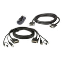 Aten 2L-7D02Udx3 1.8M Usb Dvi-D Audio Cable - Efficient Connectivity