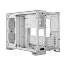 2500D AIRFLOW Micro ATX Dual Chamber PC Case; White