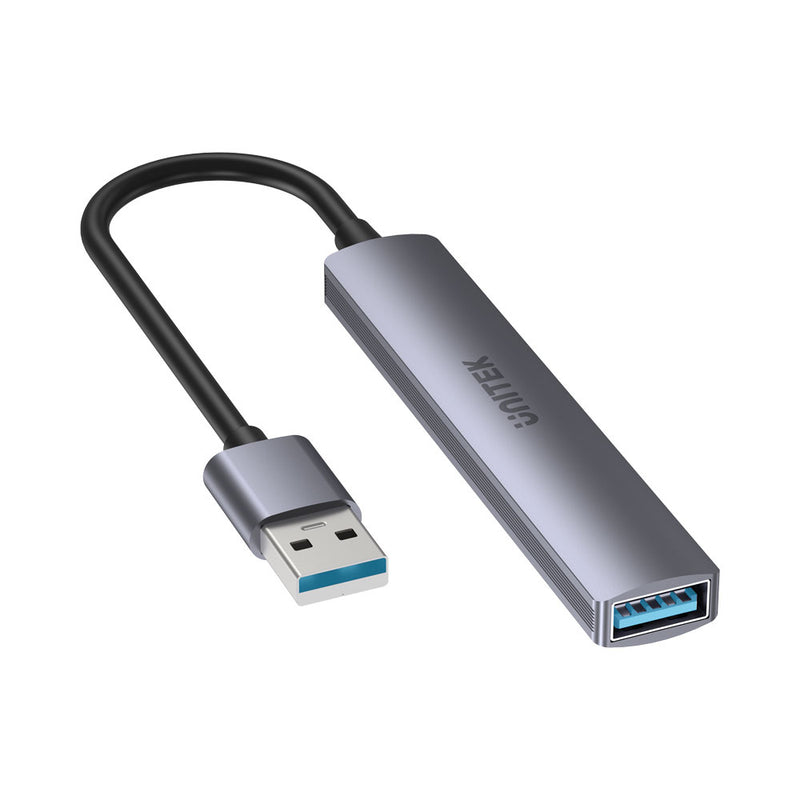 Unitek H1208A 4-Port Usb Hub (3× Ports 480Mbps, 1× Port 5Gbps)