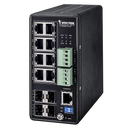 Vivotek L2+ Managed Poe Industrial Switch 8X Poe+ 4X Sfp 240W 48Vdc Psu Required