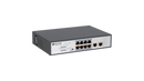 Bdcom Unmanaged 8-Port Gigabit 120W Poe Switch, 8 Poe Ports, 2 Ge Tx Ports