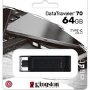 KINGSTON 64GB USB-C 3.2 GEN 1 DATATRAVELER 70