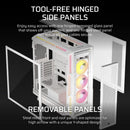 Corsair iCUE LINK 5000T LX RGB Mid-Tower PC Case; White