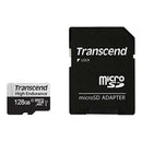 Transcend 350V 128Gb High Endurance Micro Sd Uhs-I U1 Class10 - Read 100 Mb S - Write 45Mb S - With Sd Adptor