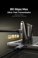 UGreen USB4 Gen4 240W USB-C to USB-C Cable (Black)