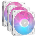 CORSAIR RX RGB Series; iCUE LINK RX120 RGB White; 120mm Fan; Triple Pack
