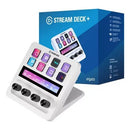Elgato Stream Deck + - 8 Customizable LCD Keys; 4 multifunction dials
