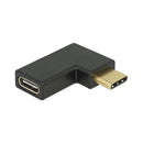 Delock Adapter Usb 10 Gbps Usb Type-C Male - Female Angled Left Right