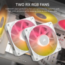 Corsair Icue Link Titan 240 Rx Rgb Liquid Cpu Cooler - White – Rx120 Rgb Fans – Fits Intel® Lga 1851 1700; Amd® Am5 Am4 – Icue L