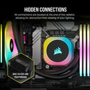 CORSAIR iCUE LINK H170i RGB Liquid CPU Cooler - QX140 RGB Fans - 420mm Radiator - Fits Intel® LGA 1700; AMD® AM5 - Hub Included