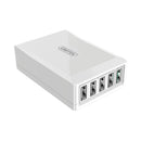 Unitek 40W 5-Port Usb Bc1.2 Smart Charger With 1-Port Qc3.0