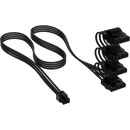 Premium Individually Sleeved DC Cable Pro Kit; Type 5 (Shift and SL PSU); BLACK