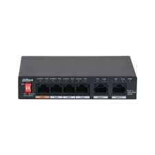 Dahua 6-Port Unmanaged Desktop Switch With 4-Port Poe Total Budget 60W