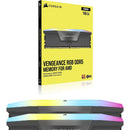 CORSAIR VENGEANCE RGB DDR5 32GB (2x16GB) DDR5 6000 CL36-44-44-96 1.4V AMD EXPO Memory - Grey.
