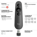 Logitech R500s Laser Pointer Presentation Remote Graphite
