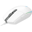 Logitech Gaming G102 LightSync RGB Mouse 200DPI to 6000DPI adjustable optical sensor;White