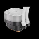 Corsair Icue Link Titan 240 Rx Rgb Liquid Cpu Cooler - White – Rx120 Rgb Fans – Fits Intel® Lga 1851 1700; Amd® Am5 Am4 – Icue L