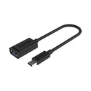Unitek Y-C476Bk 20Cm Usb3.0 Type-C Male To Type-A Female Extension Cable