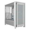 Frame 4000D Rs White Mid-Tower Pc Case; 2X 3.5'' 2X 2.5'' Drive Bays; Up To 360Mm Radiator Compatible; 3X Rs Fans Incl