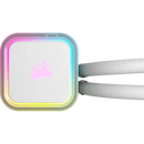 CORSAIR iCUE H100i ELITE RGB 240mm Liquid CPU Cooler - White.