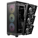 2000D Icue Airflow Tempered Glass Mid-Tower; Black; Af Slim Fans Sf Psu Only