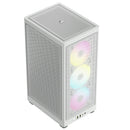 2000D Icue Airflow Tempered Glass Mid-Tower; White; Af Slim Fans Sf Psu Only