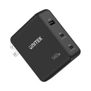 Unitek P1115A 3-Port 140W Pd3.1 Gan Travel Wall Charger