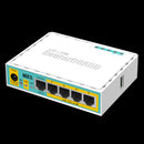 Mikrotik Hex Poe Lite - Desktop Poe Router With 5 10 100 Lan Ports And 1 Usb Port
