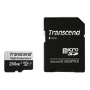 Transcend 350V 256Gb High Endurance Micro Sd Uhs-I U3 Class10 - Read 100 Mb S - Write 45Mb S - With Sd Adptor